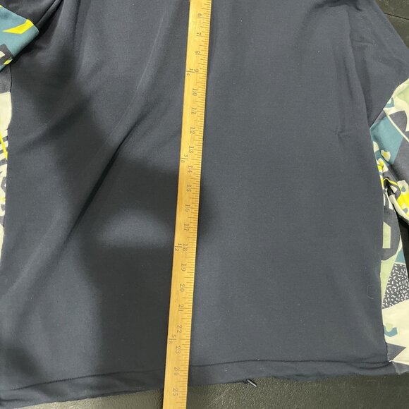 Adidas x Farm Rio Sweatshirt Womens XL Navy Full Zip Legend Ink Hooded Jacket - Picture 7 of 7